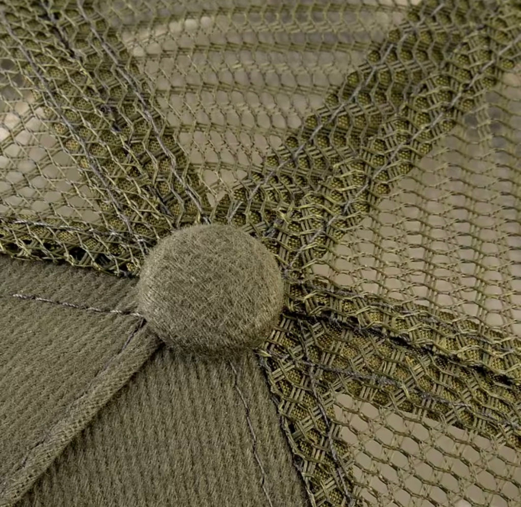 Men’s khaki green breathable hat