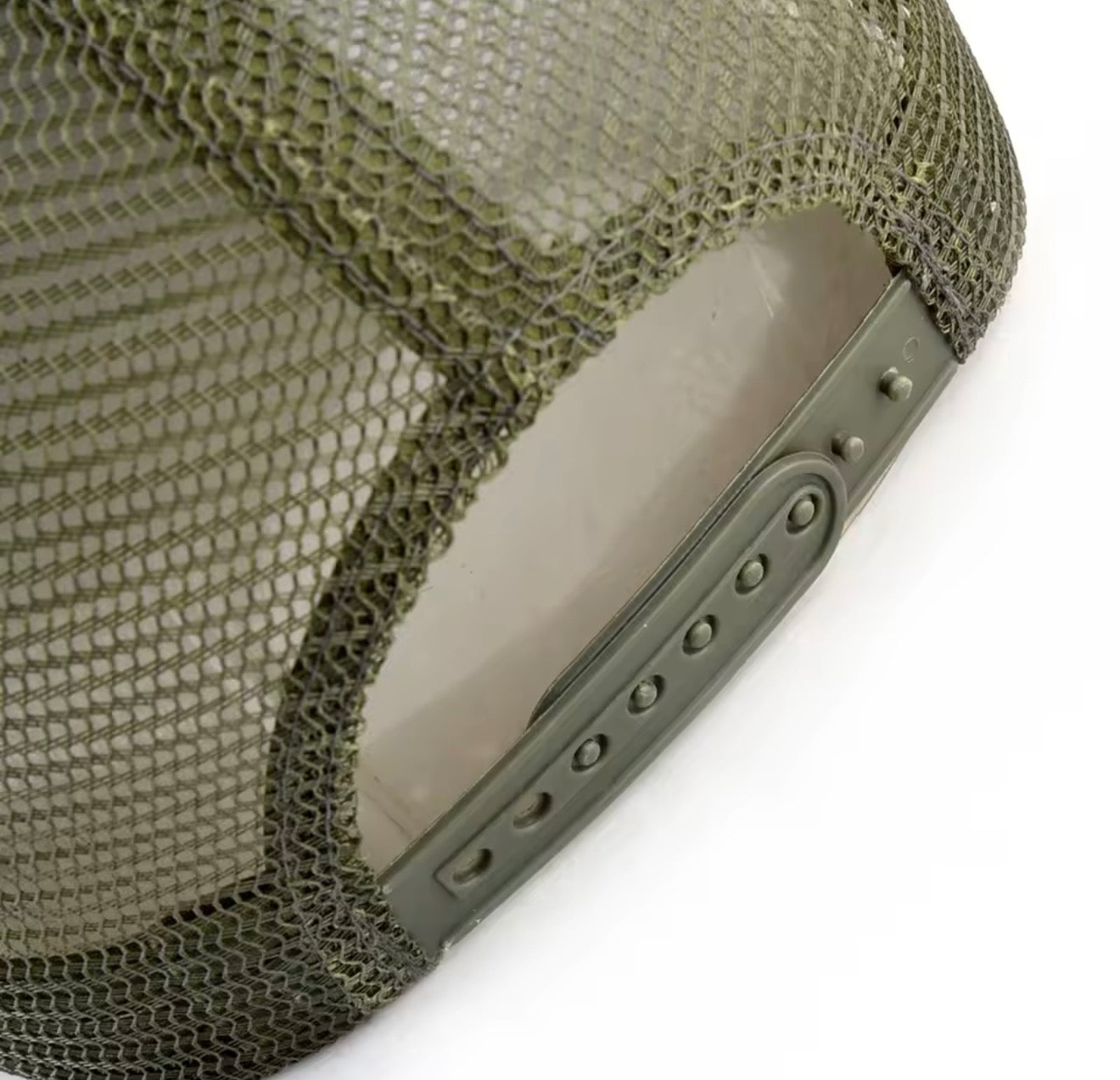 Men’s khaki green breathable hat